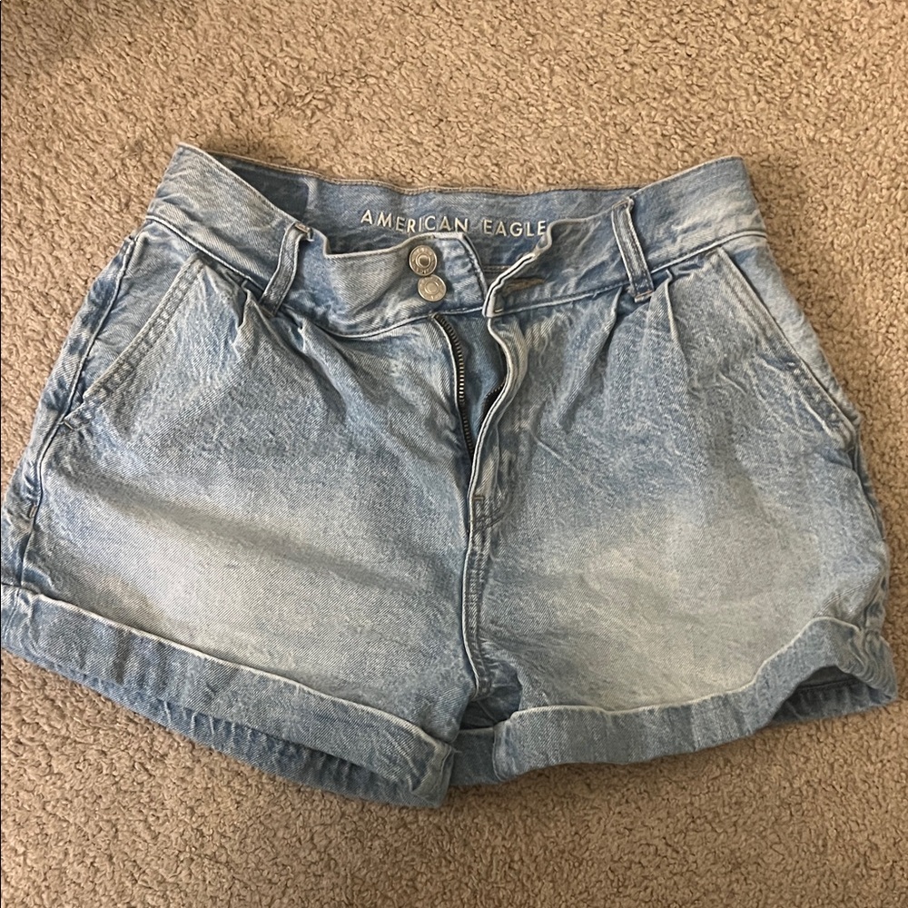 American Eagle Outfitters Light Blue Jean Shorts